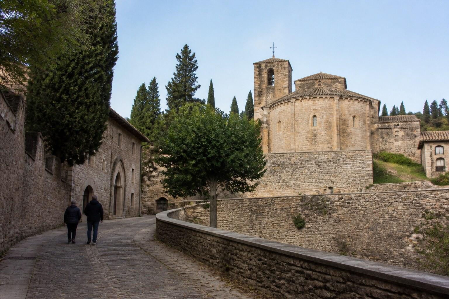 Santuari del Miracle complex across open Solsonès countryside